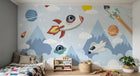 Design D0412 — Papier peint Espace Planètes Enfant — Novomur