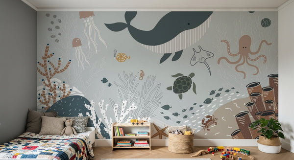 Papier peint Océan Enfant - Sur mesure
