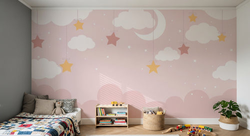 Design D0468 — Papier peint Ciel Nocturne Enfant - Collection 2 — Novomur