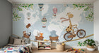 Design D0537 — Papier peint Carte du Monde Enfant — Novomur
