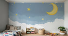 Design E0879 — Papier peint Ciel Nocturne Enfant - Collection 1 — Novomur