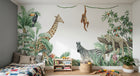 Design F0350 — Papier peint Safari Jungle Animaux - Collection 2 — Novomur