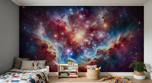 Design F0408 — Papier peint Galaxie Réaliste — Novomur