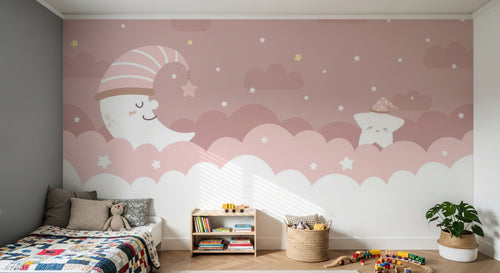 Design F0420 — Papier peint Ciel Nocturne Enfant - Collection 1 — Novomur