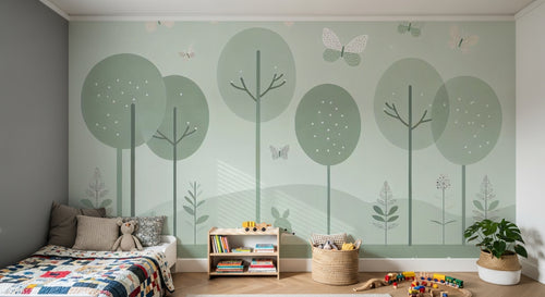 Design F0453 — Papier peint Animaux Forêt — Novomur