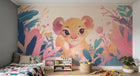 Design F0938 — Papier peint Safari Bébé Pastel — Novomur