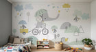 Design SD0288 — Papier peint Safari Bébé Pastel — Novomur