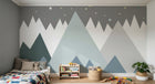 Design SL0370 — Papier peint Montagne Scandinave Enfant — Novomur