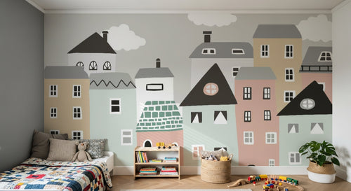 Design SL0775 — Papier peint Architecture et Villes — Novomur