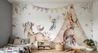Design SL0817 — Papier peint Animaux Forêt - Collection 2 — Novomur