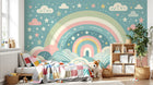 Design A0002 — Papier peint Arc en Ciel Bébé - Collection 1 — Novomur