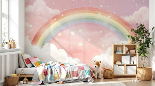 Design A0026 — Papier peint Arc en Ciel Bébé - Collection 2 — Novomur