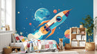 Design A0053 — Papier peint Espace Planètes Enfant — Novomur