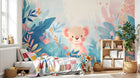 Design A0192 — Papier peint Safari Bébé Pastel — Novomur