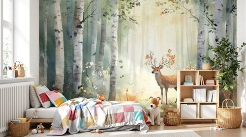Design A0211 — Papier peint Animaux Forêt — Novomur