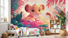 Design A0460 — Papier peint Safari Bébé Pastel — Novomur