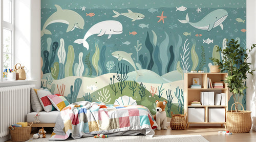 Design A0636 — Papier peint Océan Enfant — Novomur