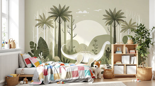 Design A0735 — Papier peint Dinosaures Enfant — Novomur