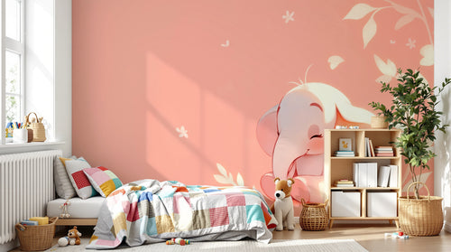 Design A0832 — Papier peint Safari Bébé Pastel — Novomur