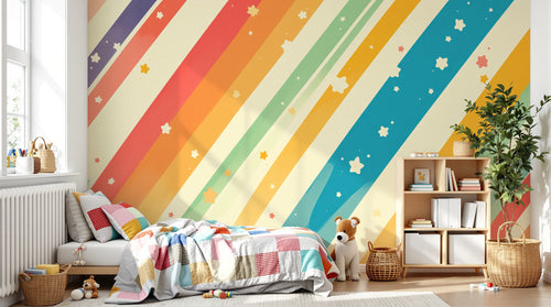 Design A0931 — Papier peint Arc en Ciel Bébé - Collection 2 — Novomur