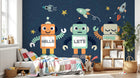 Design C0047 — Papier peint Espace Planètes Enfant — Novomur