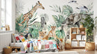 Design C0280 — Papier peint Safari Jungle Animaux - Collection 2 — Novomur