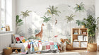 Design C0942 — Papier peint Safari Jungle Animaux - Collection 2 — Novomur