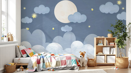 Design D0048 — Papier peint Ciel Nocturne Enfant - Collection 2 — Novomur