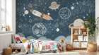 Design D0851 — Papier peint Espace Planètes Enfant — Novomur