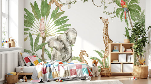 Design D0999 — Papier peint Safari Jungle Animaux - Collection 2 — Novomur