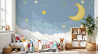Design E0879 — Papier peint Ciel Nocturne Enfant - Collection 1 — Novomur