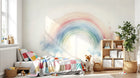 Design F0085 — Papier peint Arc en Ciel Bébé - Collection 1 — Novomur