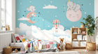 Design F0419 — Papier peint Safari Bébé Pastel — Novomur