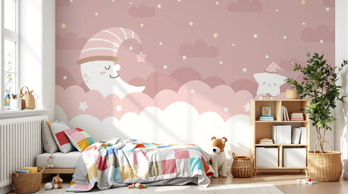 Design F0420 — Papier peint Ciel Nocturne Enfant - Collection 1 — Novomur