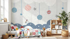 Design F0648 — Papier peint Espace Planètes Enfant — Novomur