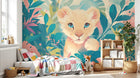 Design F0802 — Papier peint Safari Bébé Pastel — Novomur
