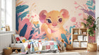 Design F0938 — Papier peint Safari Bébé Pastel — Novomur