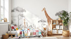 Design F0979 — Papier peint Safari Savane Aquarelle — Novomur