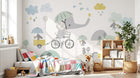 Design SD0288 — Papier peint Safari Bébé Pastel — Novomur