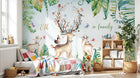 Design SL0085 — Papier peint Animaux Forêt - Collection 2 — Novomur