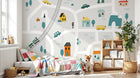 Design SL0771 — Papier peint Avions et Véhicules Enfant — Novomur