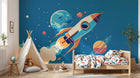Design A0053 — Papier peint Espace Planètes Enfant — Novomur