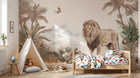 Design A0076 — Papier peint Safari Savane Aquarelle — Novomur