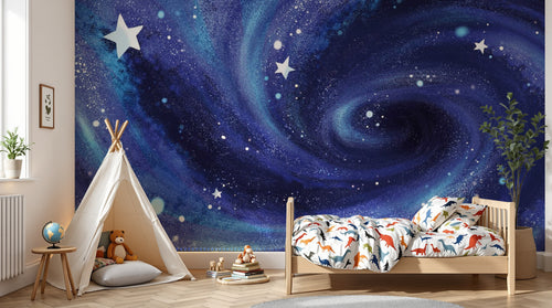 Design A0187 — Papier peint Galaxie Réaliste — Novomur