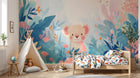 Design A0192 — Papier peint Safari Bébé Pastel — Novomur