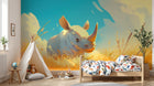 Design A0199 — Papier peint Safari Bébé Pastel — Novomur