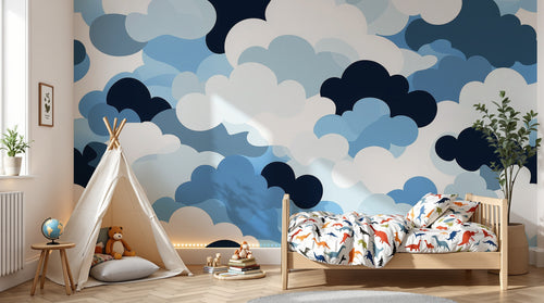 Design A0309 — Papier peint Ciel Nocturne Enfant - Collection 2 — Novomur