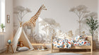 Design A0401 — Papier peint Safari Savane Aquarelle — Novomur