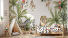Design B002 — Papier peint Safari aquarelle savane & jungle — Novomur