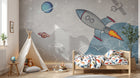 Design C0145 — Papier peint Espace Planètes Enfant — Novomur